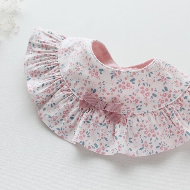 フリルスタイピンク 花柄 チャーミング