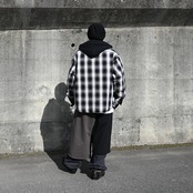 Leh / Hoodie Layered Shirts コーディネート