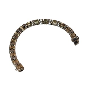 vintage silver combicolor bracelet