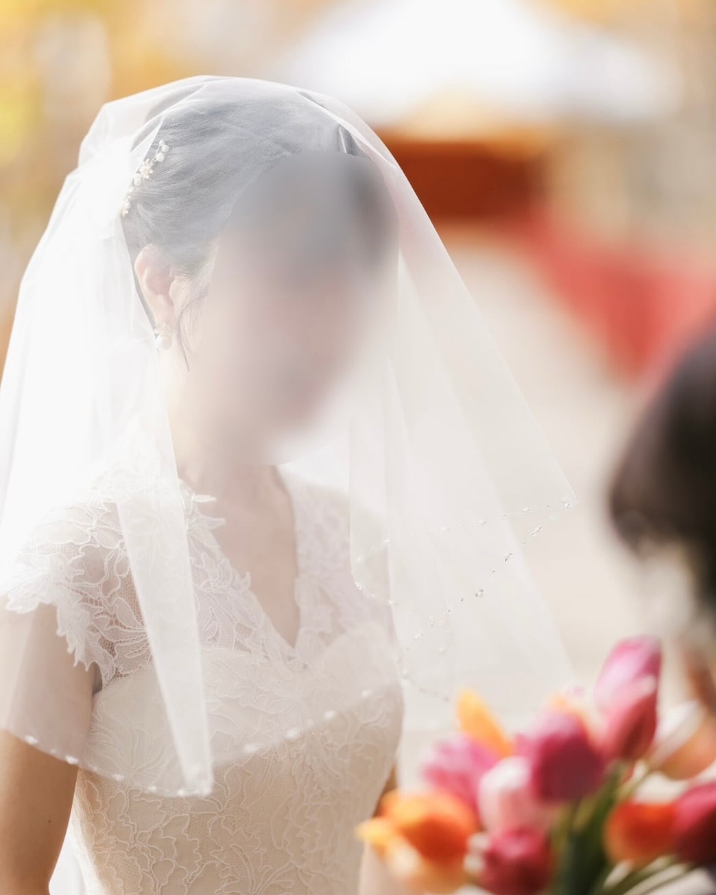 ベール　結婚式　ウェディングベール　ラインビーズベール　タカミブライダル ビーズラインウェディングベール【VL2307-15】 | ブライダル
