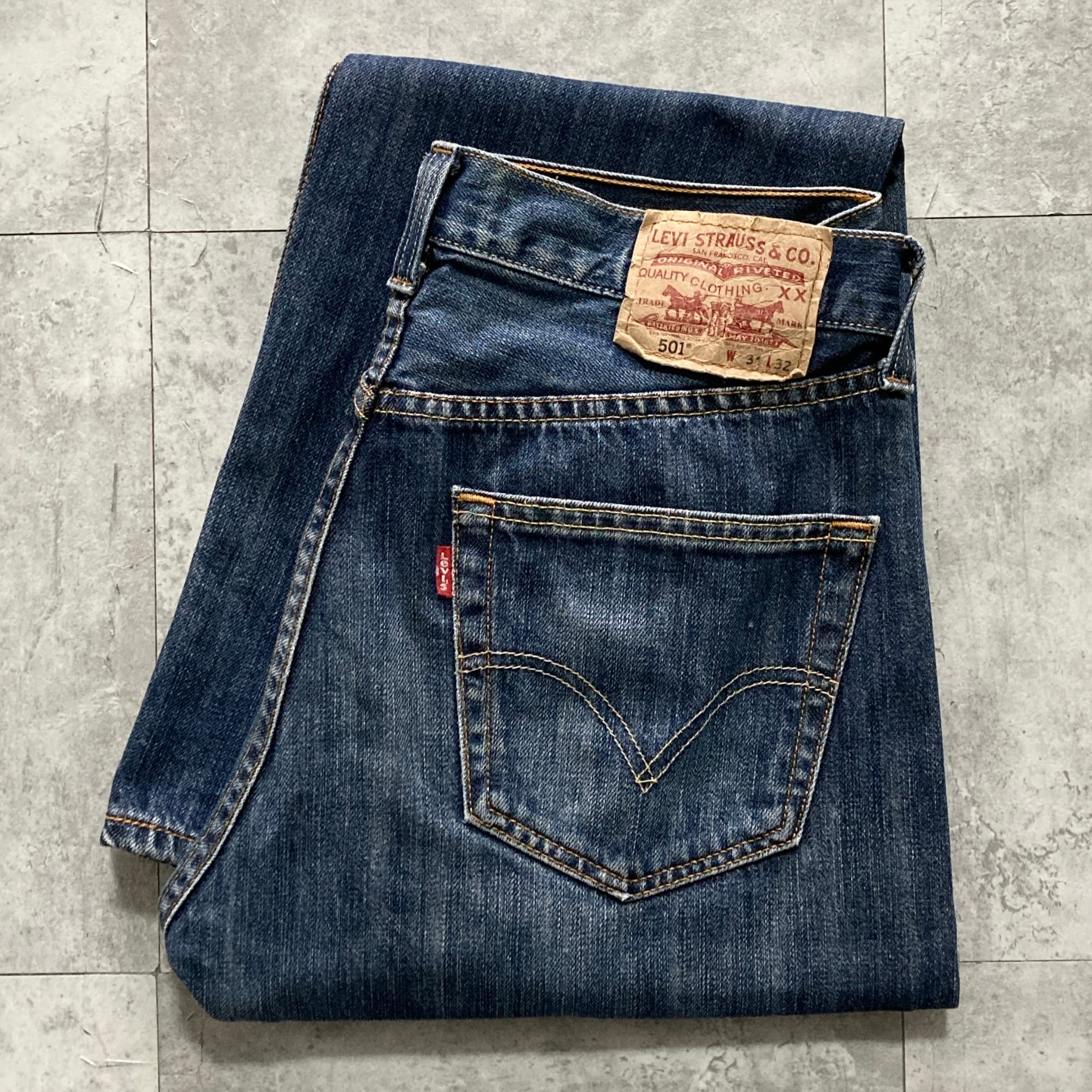 W33 L32】00s Euro Levis 501 ユーロリーバイス 03年製 ハンガリー製