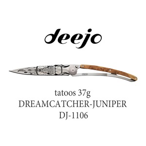 Deejo(ディージョ)　tatoos 37g アウトドア 折りたたみ ポケットナイフ