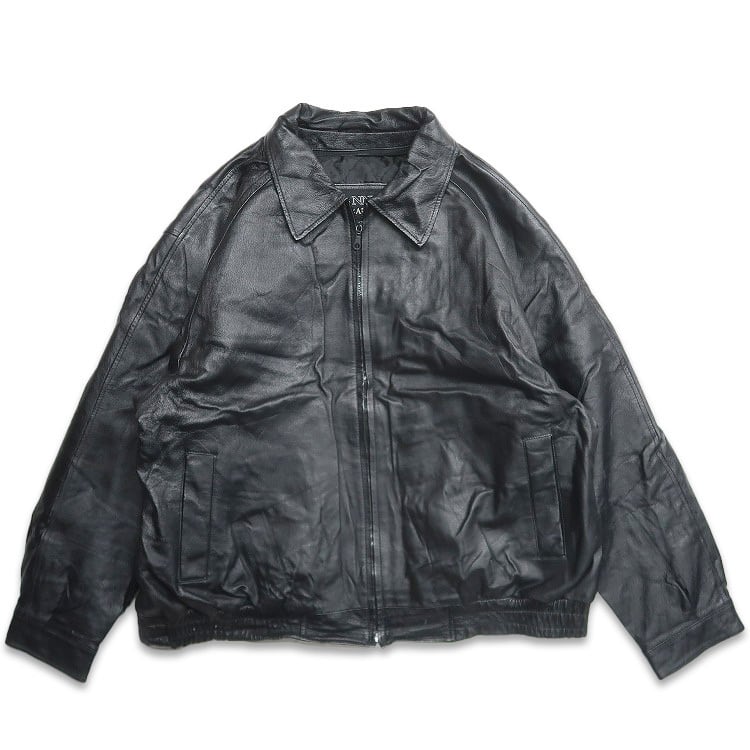 EAST SIDE レザージャケット　黒　XL 刺繍 ヴィンテージ　激レア　古着 EAST SIDE レザージャケット黒XL 刺繍 ヴィンテージ激レア古着