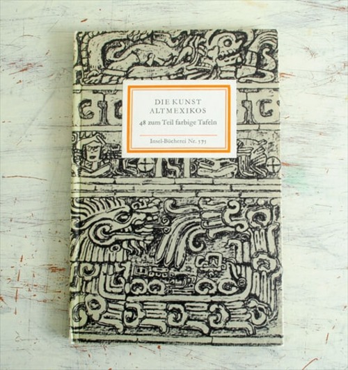 ドイツ インゼル文庫 575番 メキシコ古代工芸 芸術 写真集 洋書 アンティークブック Insel ディスプレイ 古書 本 ib0363