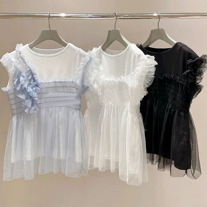 チュールTシャツ 24098