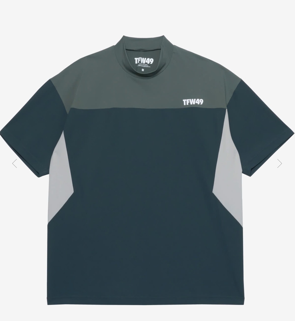 TFW49 / WIDE SHORT SLEEVE MOCKNECK ワイドショートスリーブ×モック