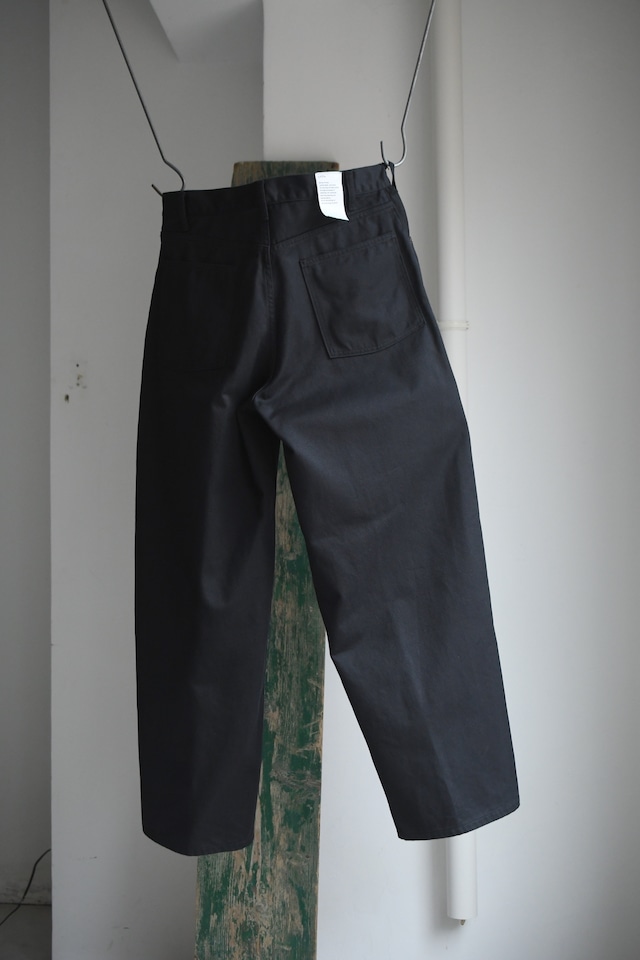 CIOTA / Cotton Twill Football Oval 5 Pocket Pants (Black)