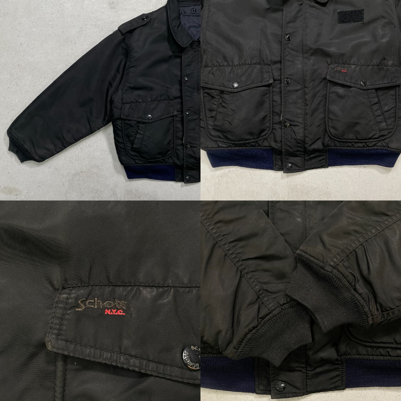 Schott ショット A-4W ミリタリー フライトジャケット メンズL相当
