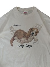 90's Hanes dog Tシャツ