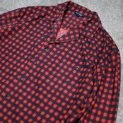 NAUTICA fake suede pajama shirt