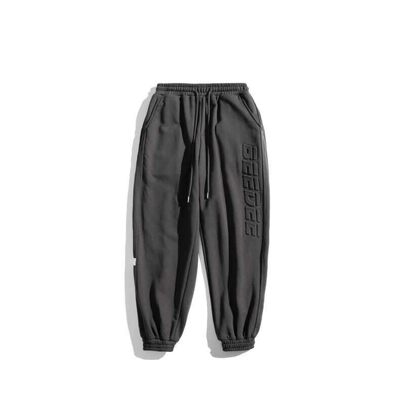【新作】【送料無料】 Road Vintage 20 Autumn Letters Stamped Sweat Pants Men's Loose Foot Pants All-match Pants Men-Alibaba オータム 秋物 ビンテージ hip6-161197752918150