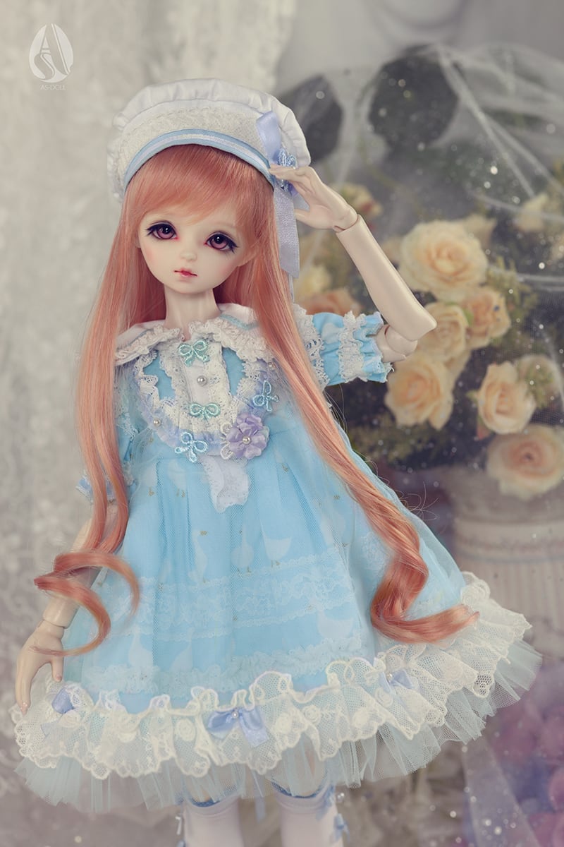 ドール服）MSD MDD 1/4女の子 ドーリーロリータドレス【お取り寄せ