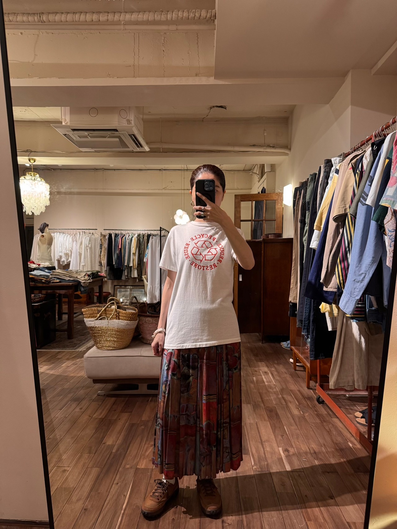 【90s VTG】Hanes BEEFY-T リサイクルマーク Tシャツ USA製 シングル