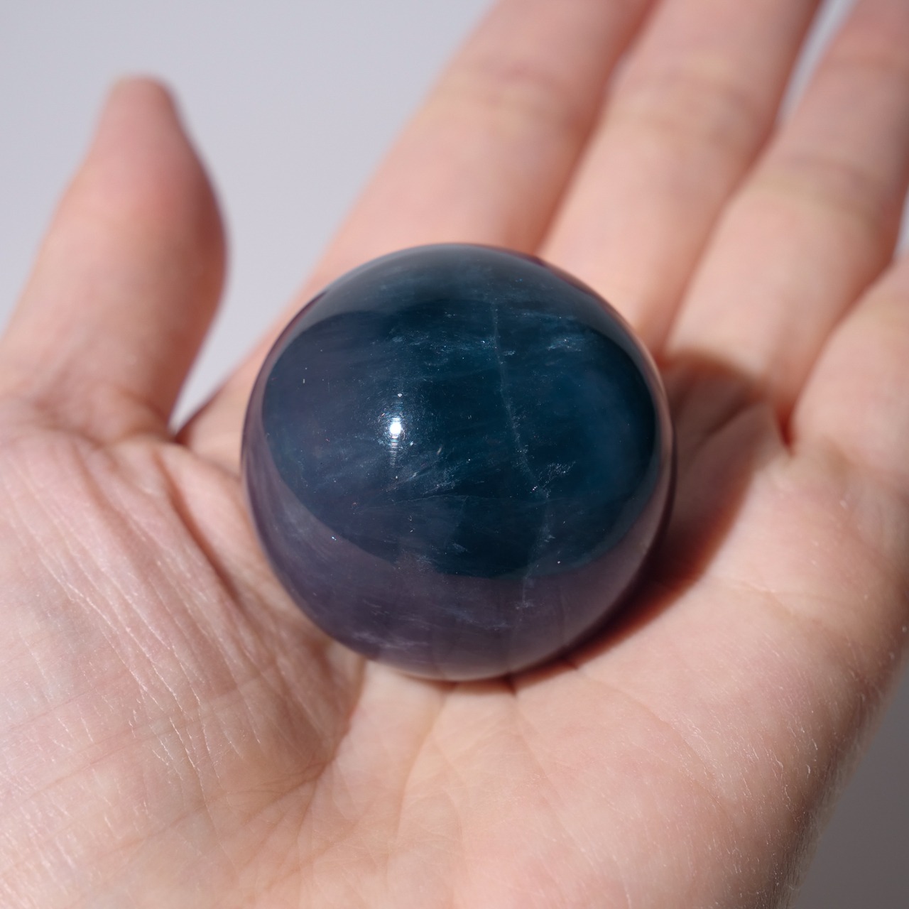 《outlet》フローライト ブルー / スフィア【φ3.6cm】