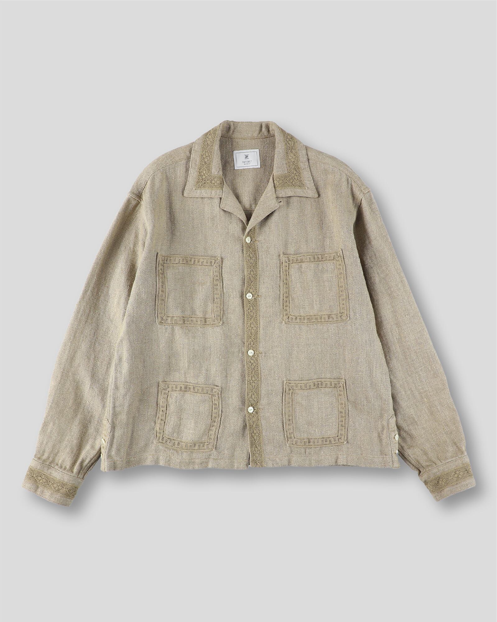 LP HEAVY LINEN GUATEMALAN JACKET BEIGE