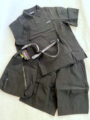 【THOUSAND MILE】 S/S Polo & Short Pants Set　Black