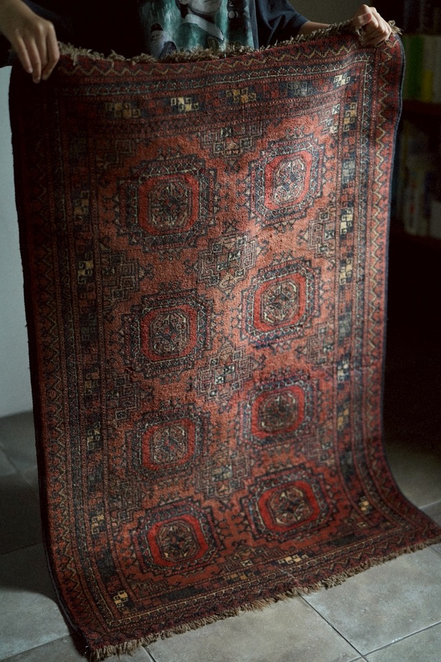2138-Vintage Turkmen rug