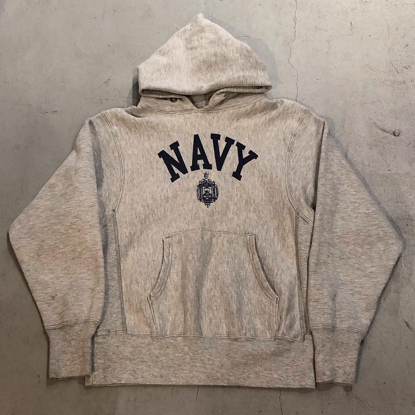 80s champion R/W "NAVY" hoodie【高円寺店】
