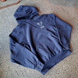 アメリカ製 リバースウィーブ仕様 両面プリントパーカー used [312117]