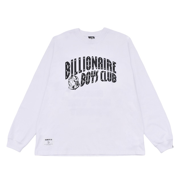 【BILLIONAIRE BOYS CLUB】COTTON LS T-SHIRT ARCH LOGO