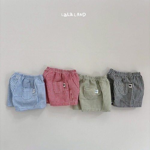【即納】Jimi check shorts