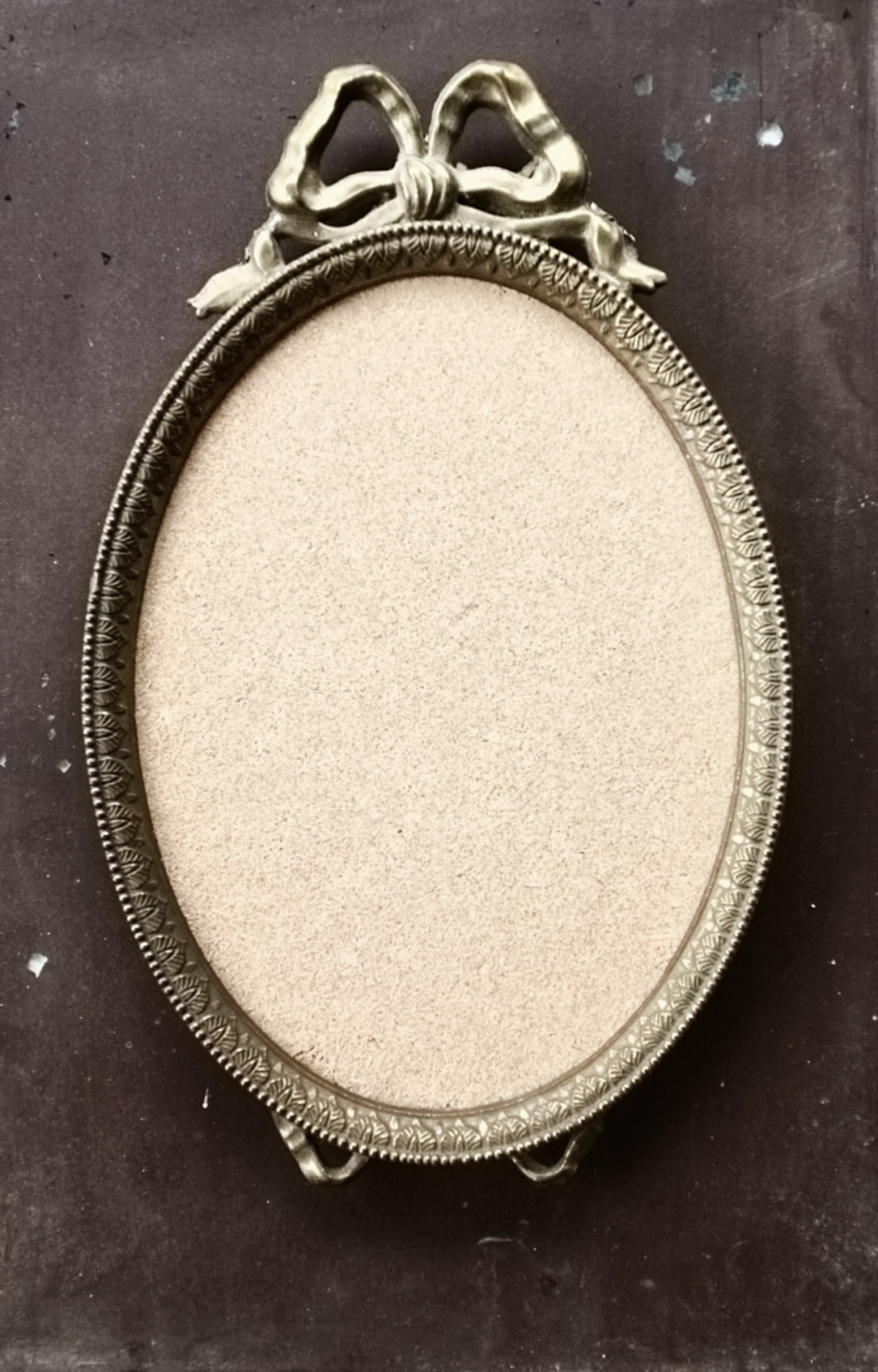 フランス 29c 金のリボンと金の葉とオーバルの額縁 ルイ１６世様式 アンティーク