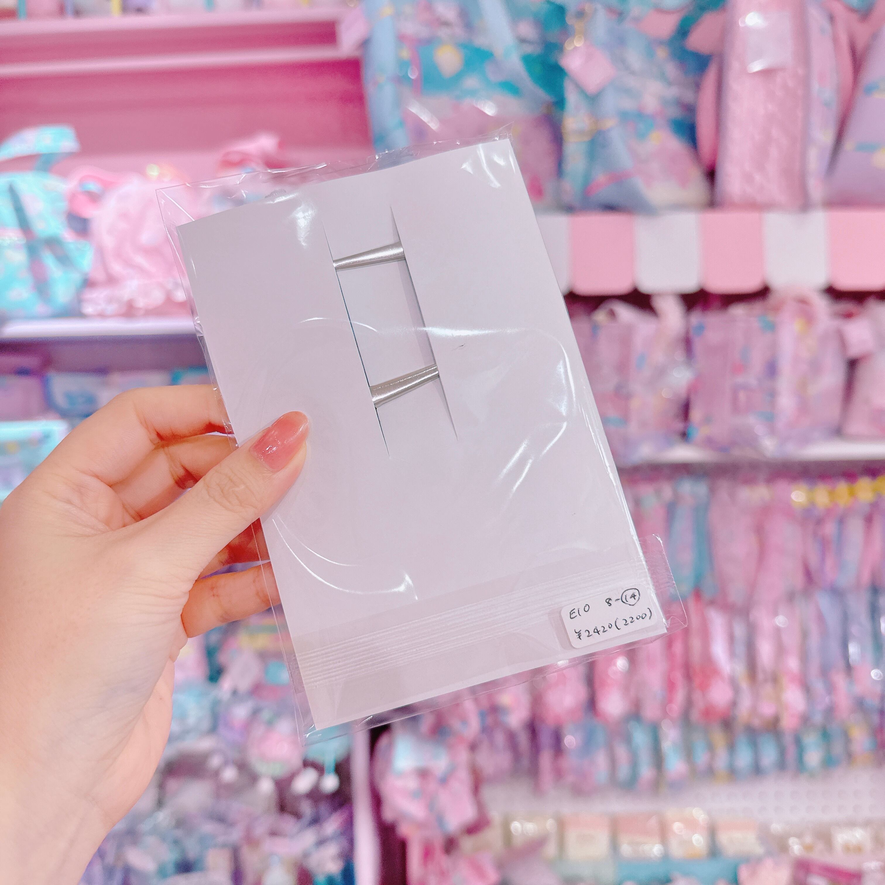 【E10】8-14ツインヘアクリップ