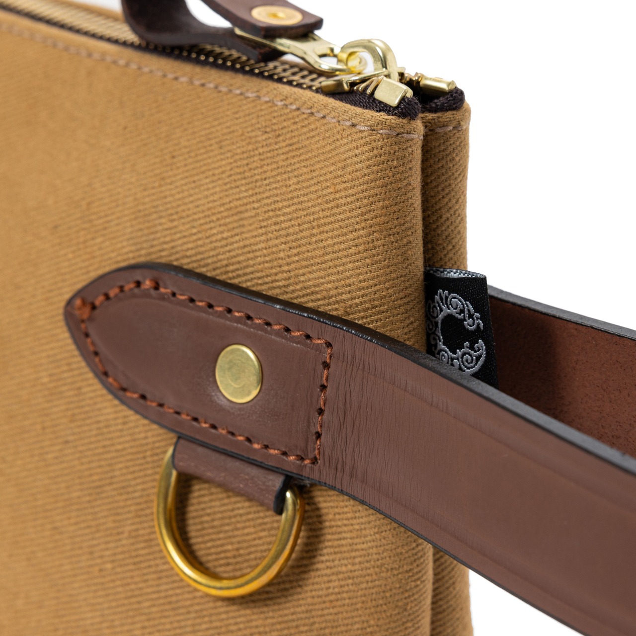 ZIPPED POUCH 3rd / DALBY CANVAS  KHAKI - 9