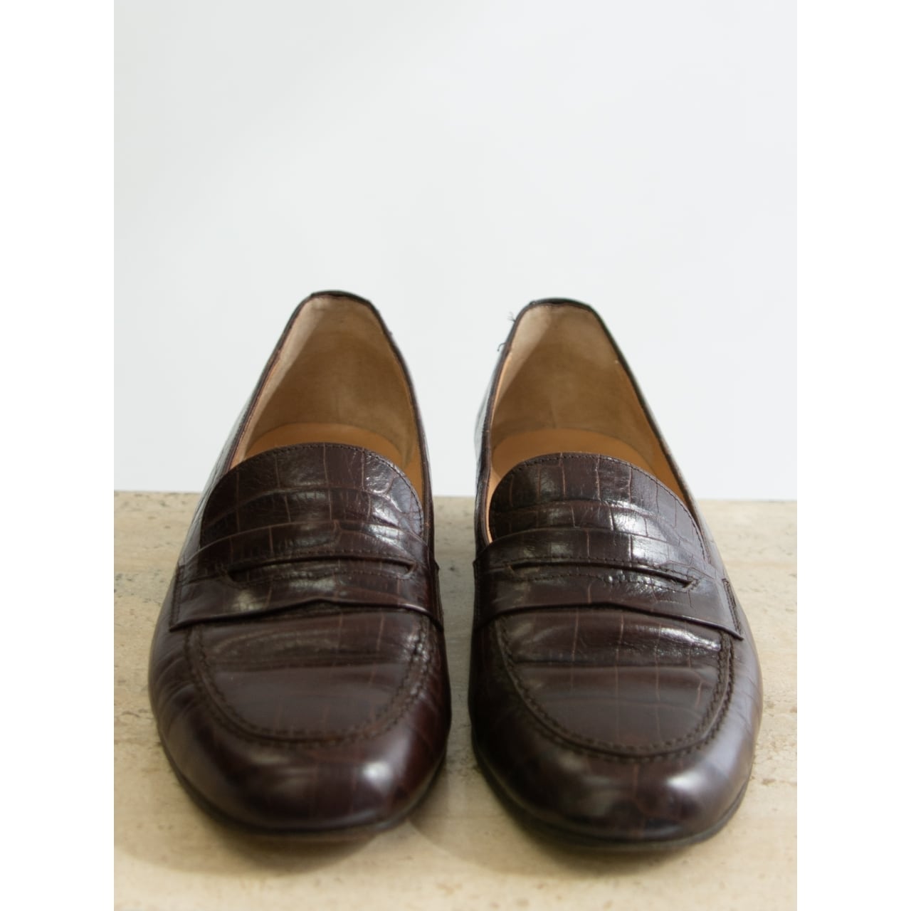 RALPH LAUREN】Made in Italy Leather Loafer 6B（ラルフローレン 