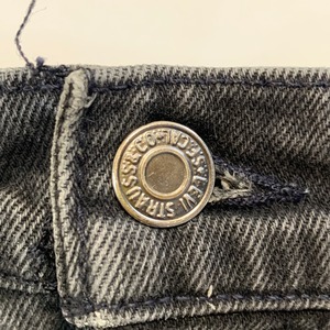 7332  リーバイス 505ブラックデニム USA製 オレンジタブ W36