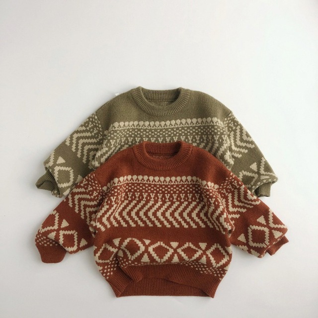 ＜予約＞ AS2413 pattern mix knit