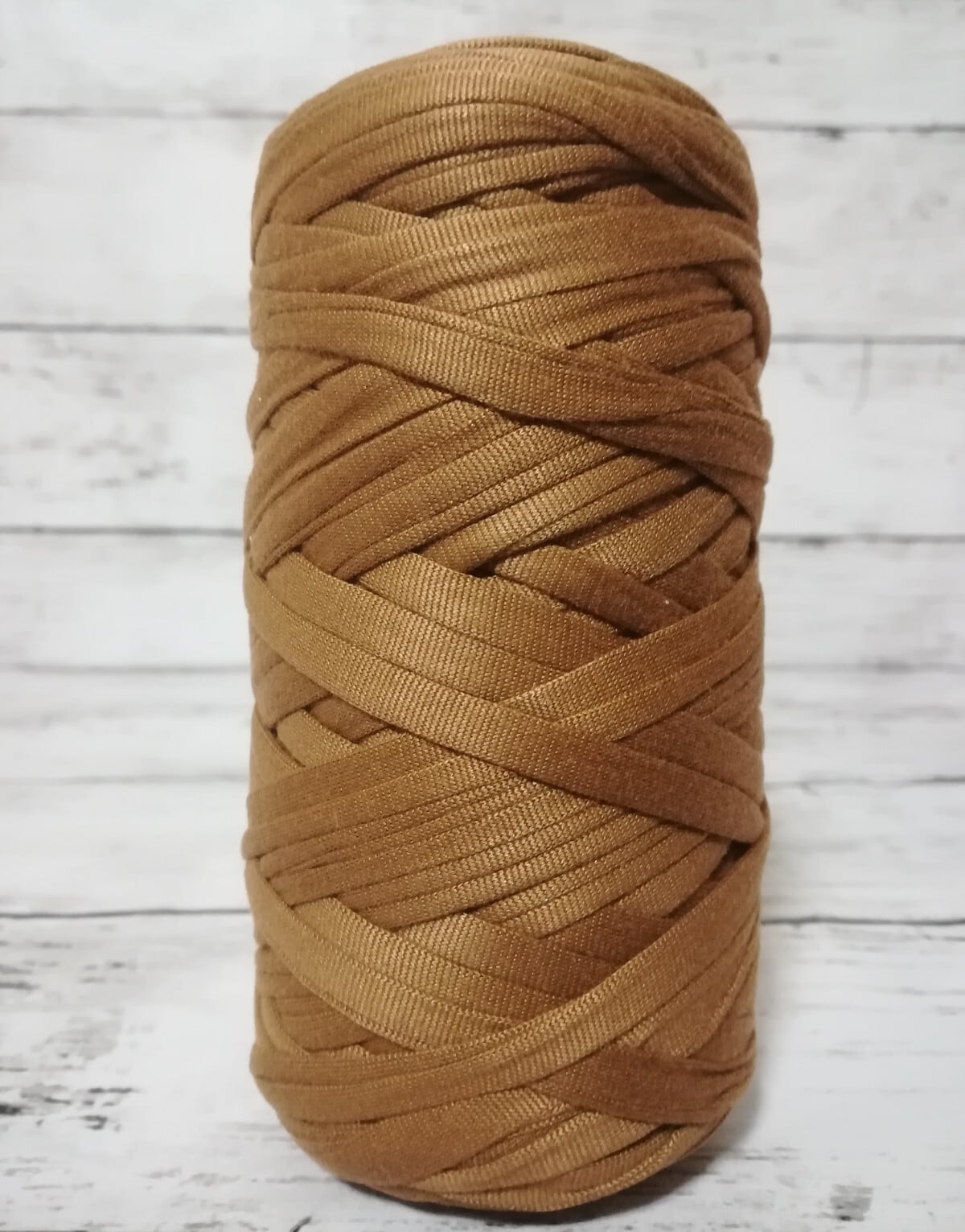ブラウン 茶色 1玉 200g・50m Tシャツヤーン | T-SHIRT YARN MANIA