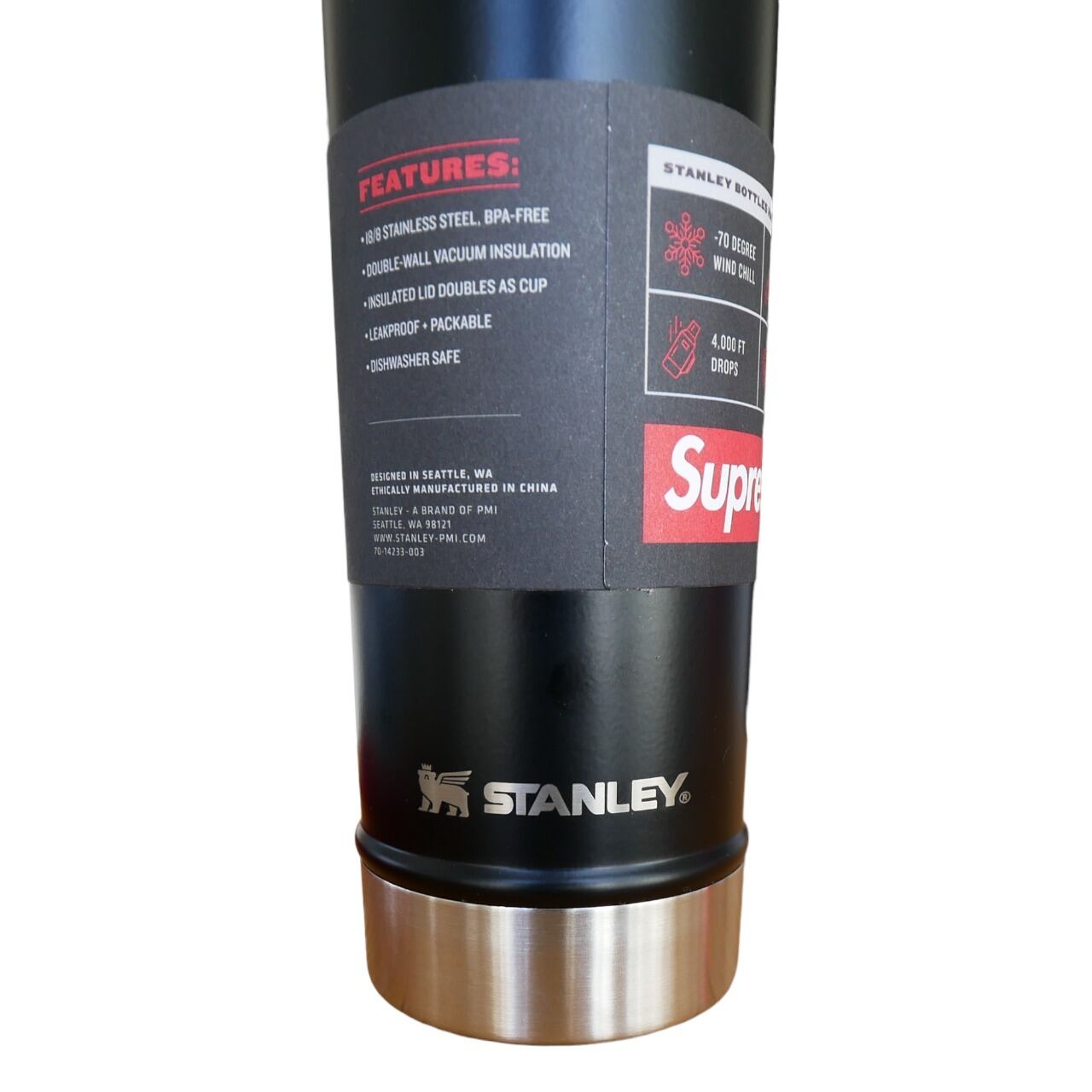 Supreme X Stanley ロゴ ボトル ブラック 水筒 | 3RD[i]VISION USED SHOP