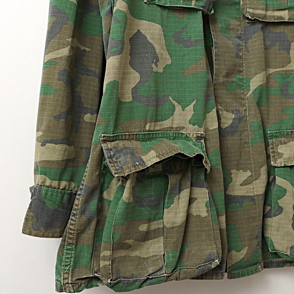 00s 民生品 リーフパターン 迷彩柄 シャツ ジャケット 古着 used | Pay ID