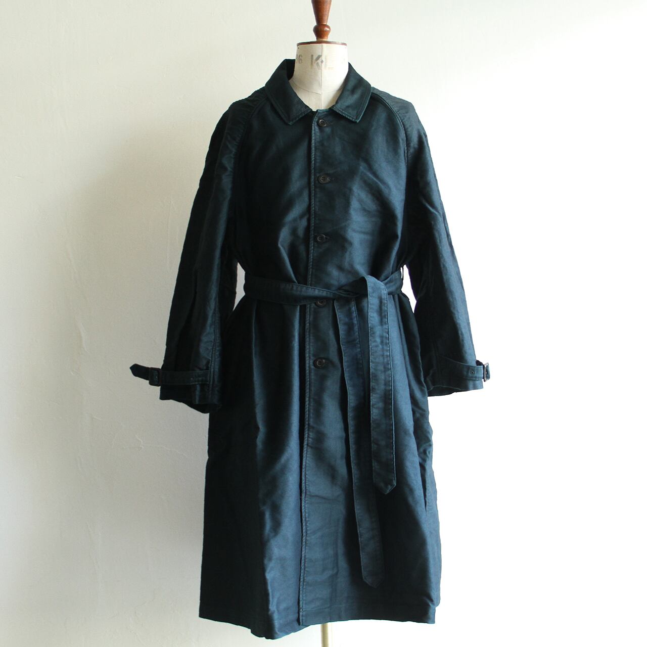 OUTIL ウティ MANTEAU UZES col.Black Indigo-