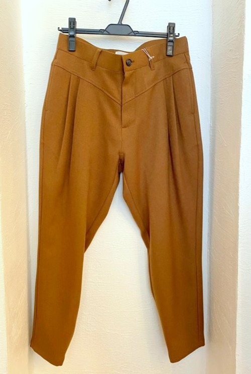 LANATEC Stretch Tapered Cropped Pants　Camel