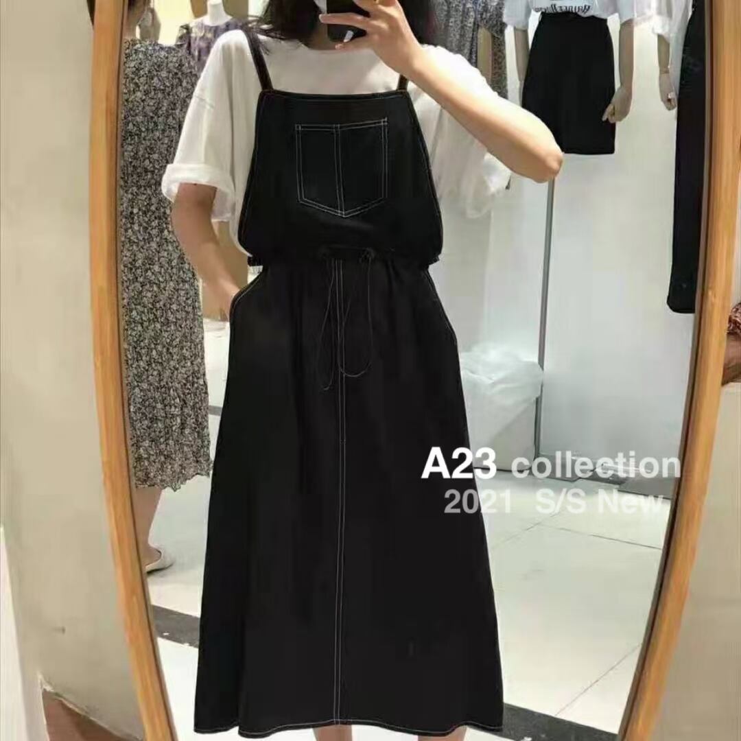 ウエストアジャスター サロペットワンピース　AJ3396-916