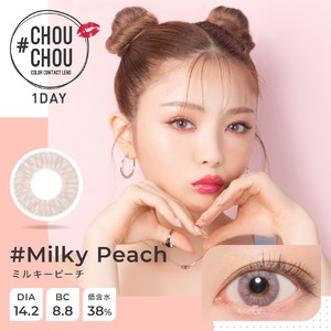 #チュチュ ワンデー(#CHOUCHOU 1day)《#MilkyPeach》#ミルキーピーチ[10枚入り]