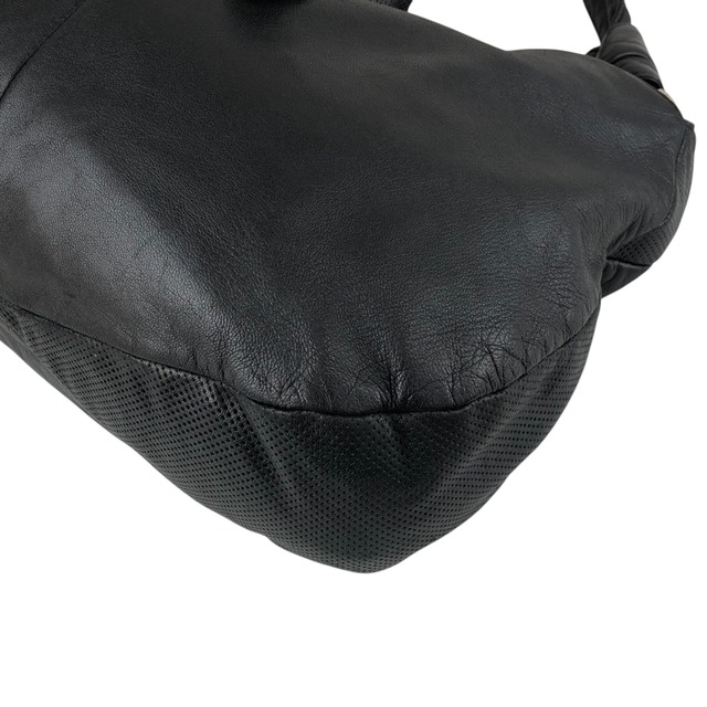 LOEWE ロエベ ショルダーバッグ ブラック アナグラム レザー ホーボー vintage ヴィンテージ オールド 4gd3uv