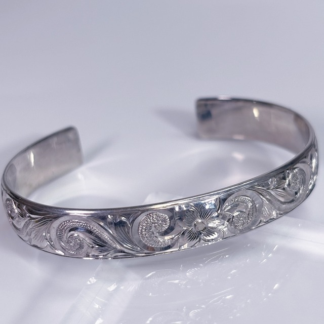 [10mm] Heritage Bangle - Silver -