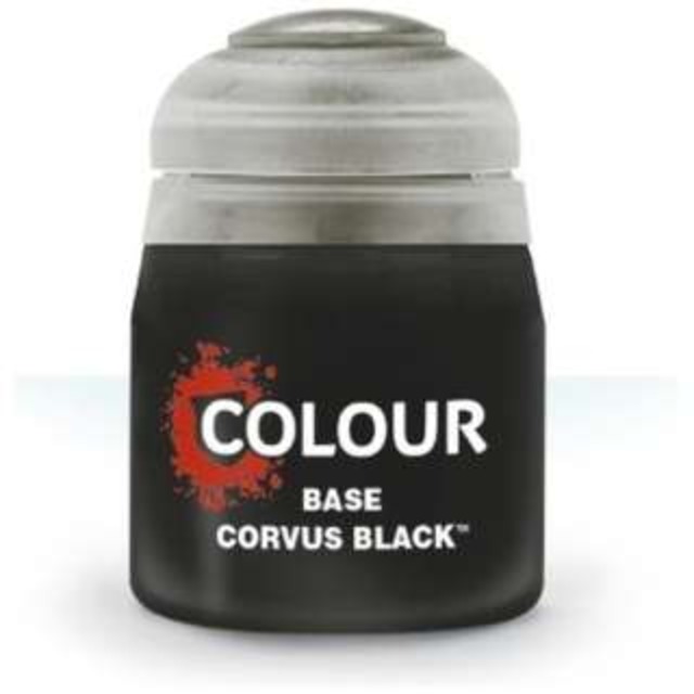 【シタデルカラー：BASE】CORVUS BLACK （コルヴス・ブラック）[21-44]