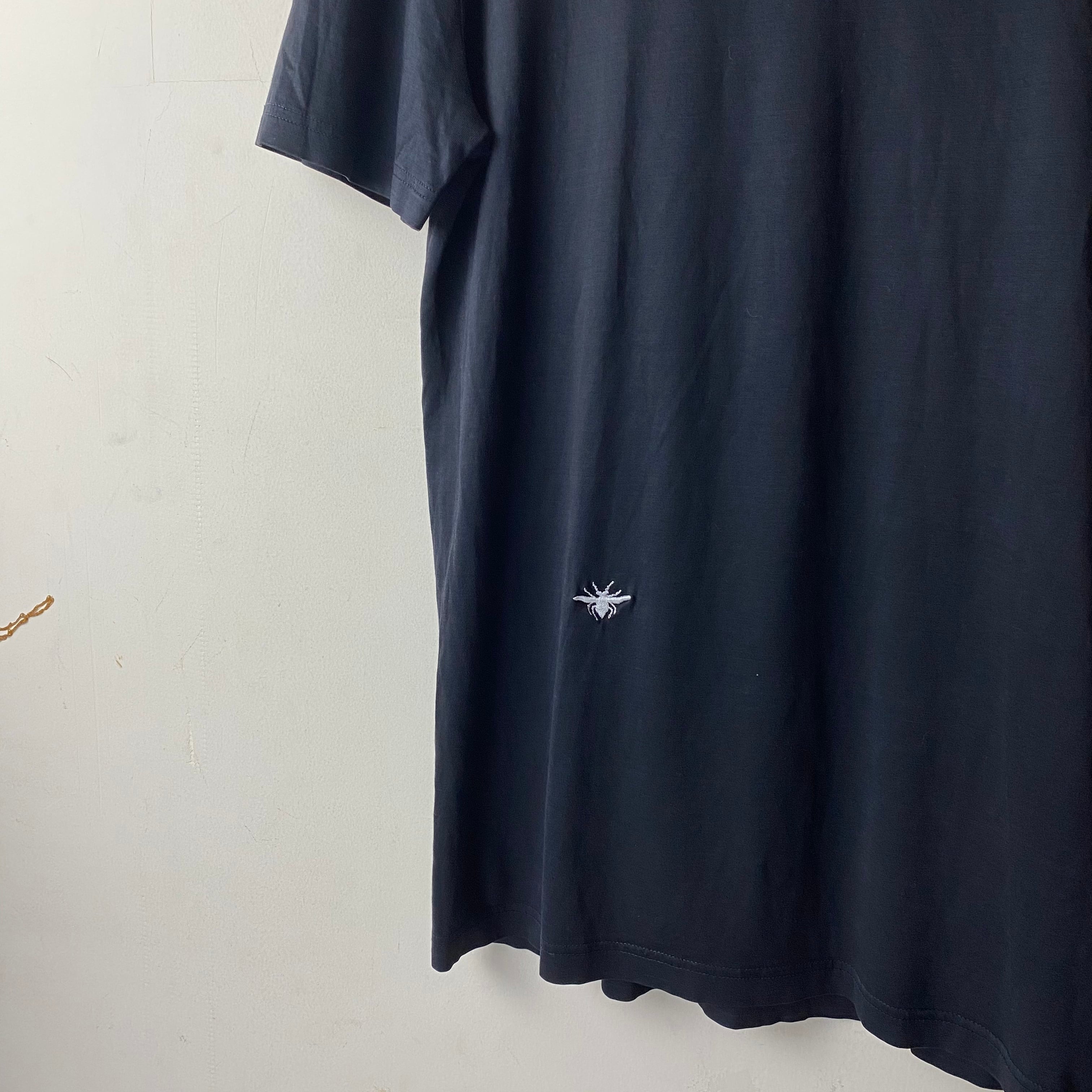 04SS DIOR HOMME leather switching tee “bee” | NOIR ONLINE