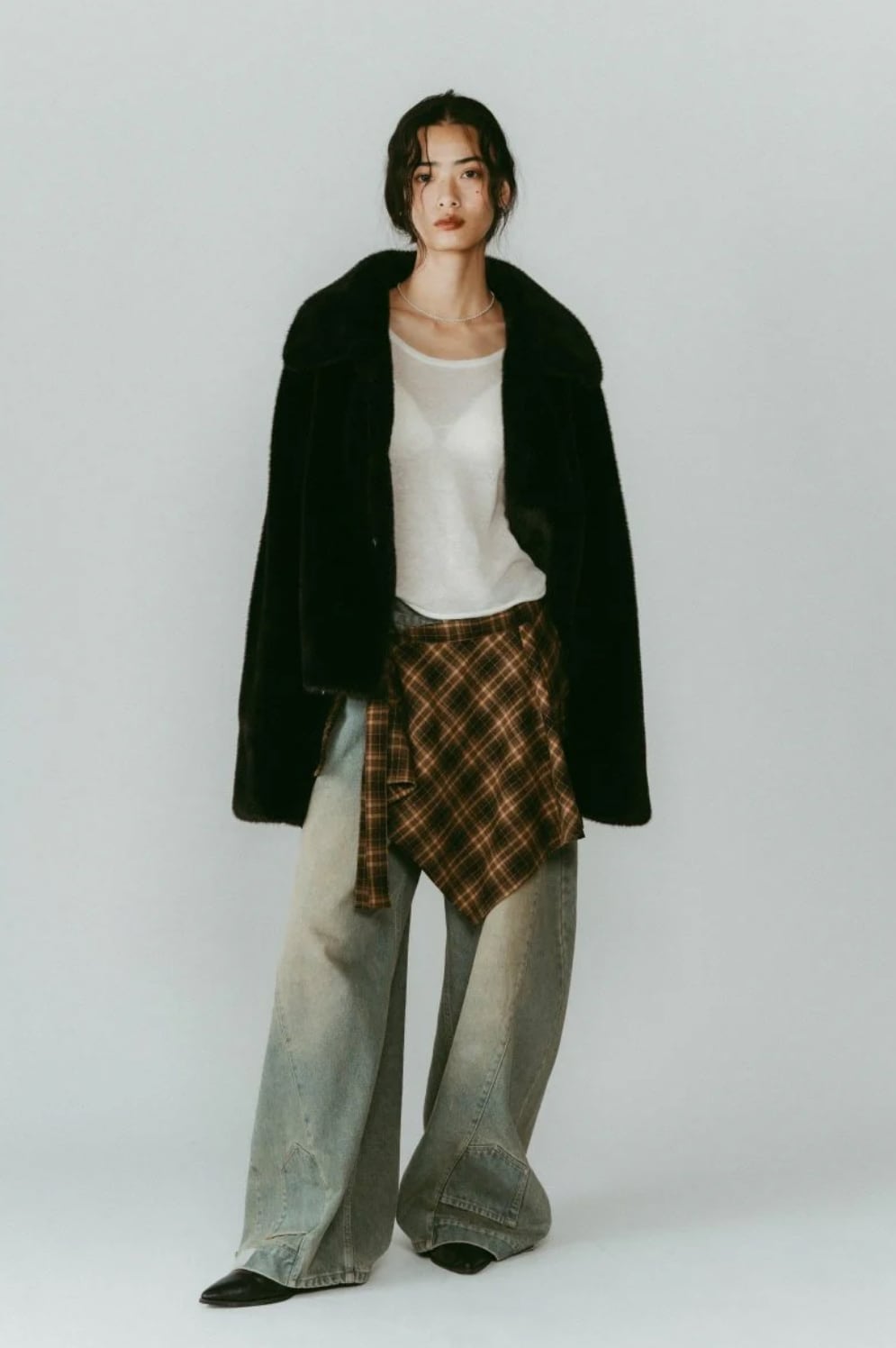 KnuthMarf】point collar fur coat（unisex）/（KM25WW02） | CLOAK&CO