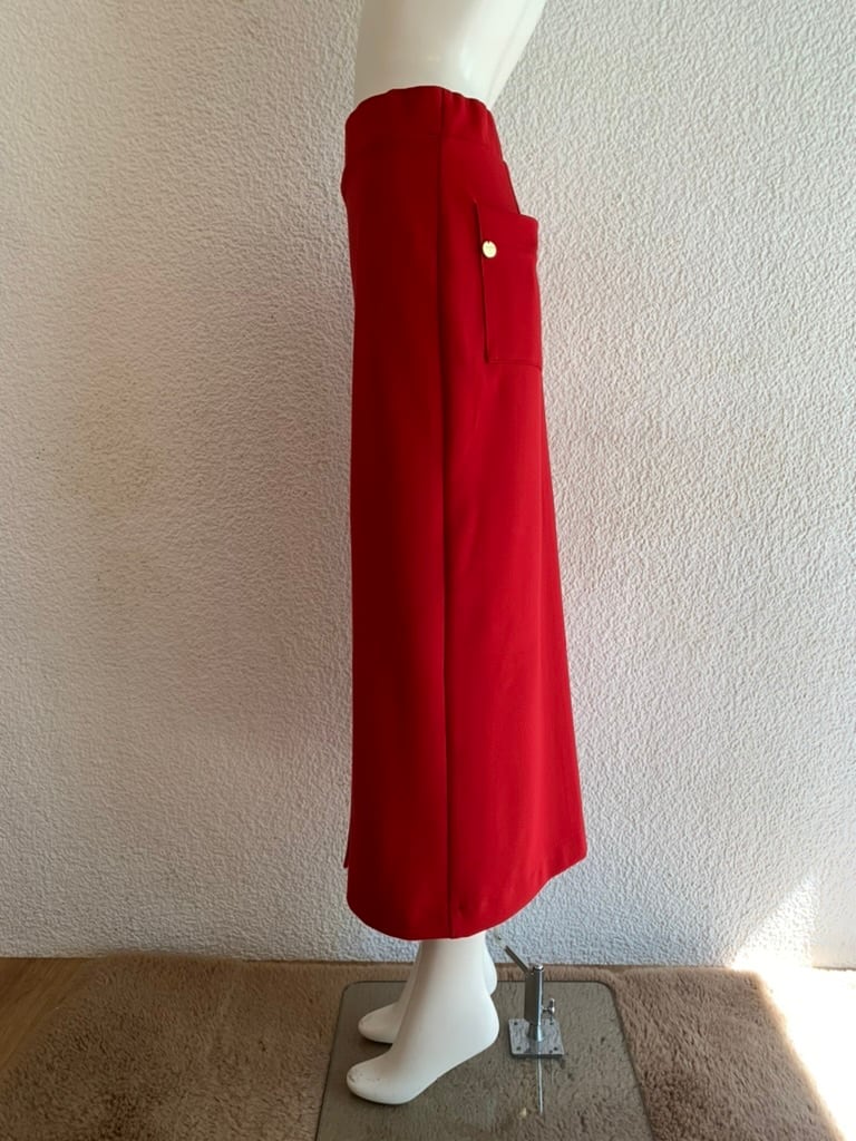 センターベンツロングタイトスカート