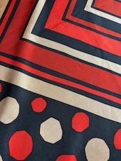 polka dot rétro silk scarf-5151-8