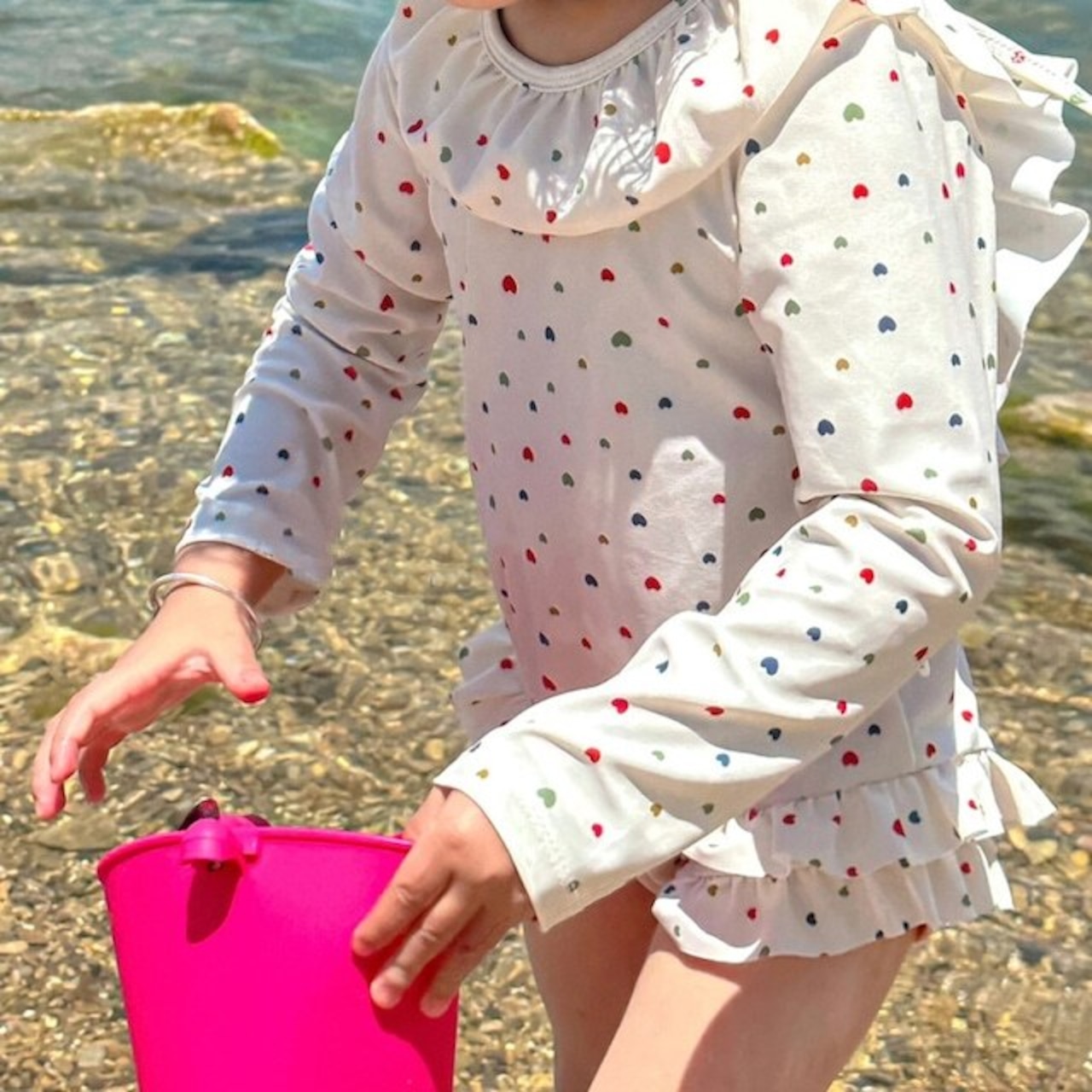夏韓国風ドット水着