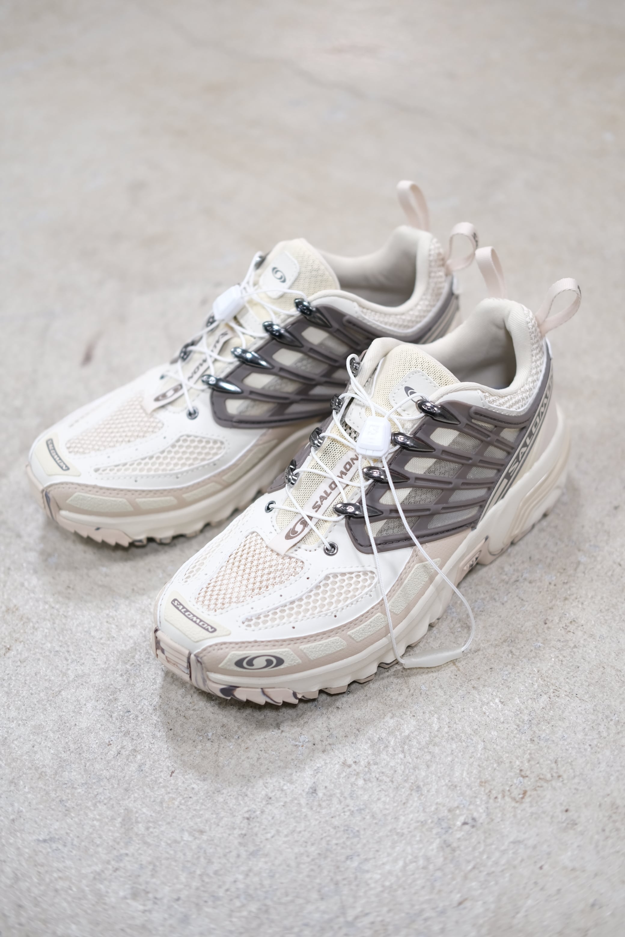 salomon】ACS PRO DESERT - Almond Milk / Cement / Falcon - | loop salomon】ACS PRO DESERT - Almond Milk / Cement / Falcon - | loop