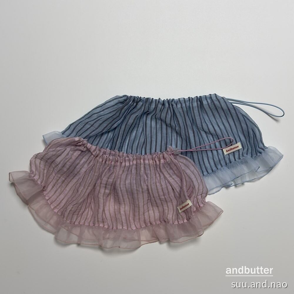 取寄:ANDBUTTER ストリングSTスカート※送料無料