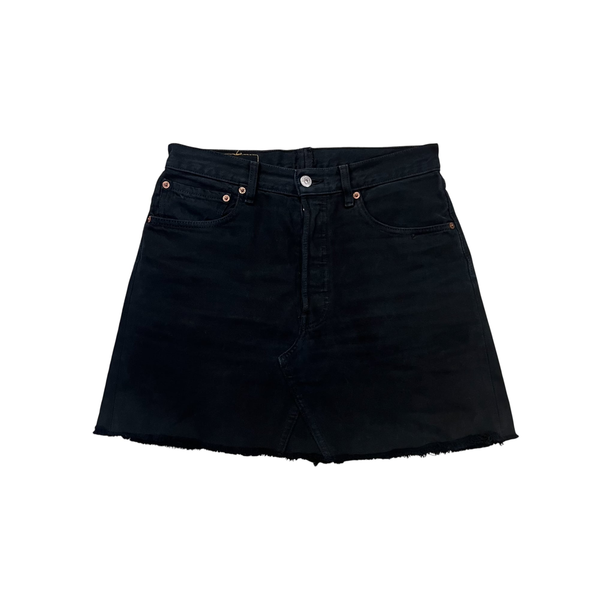 Levi's Black Denim Remake Skirt
