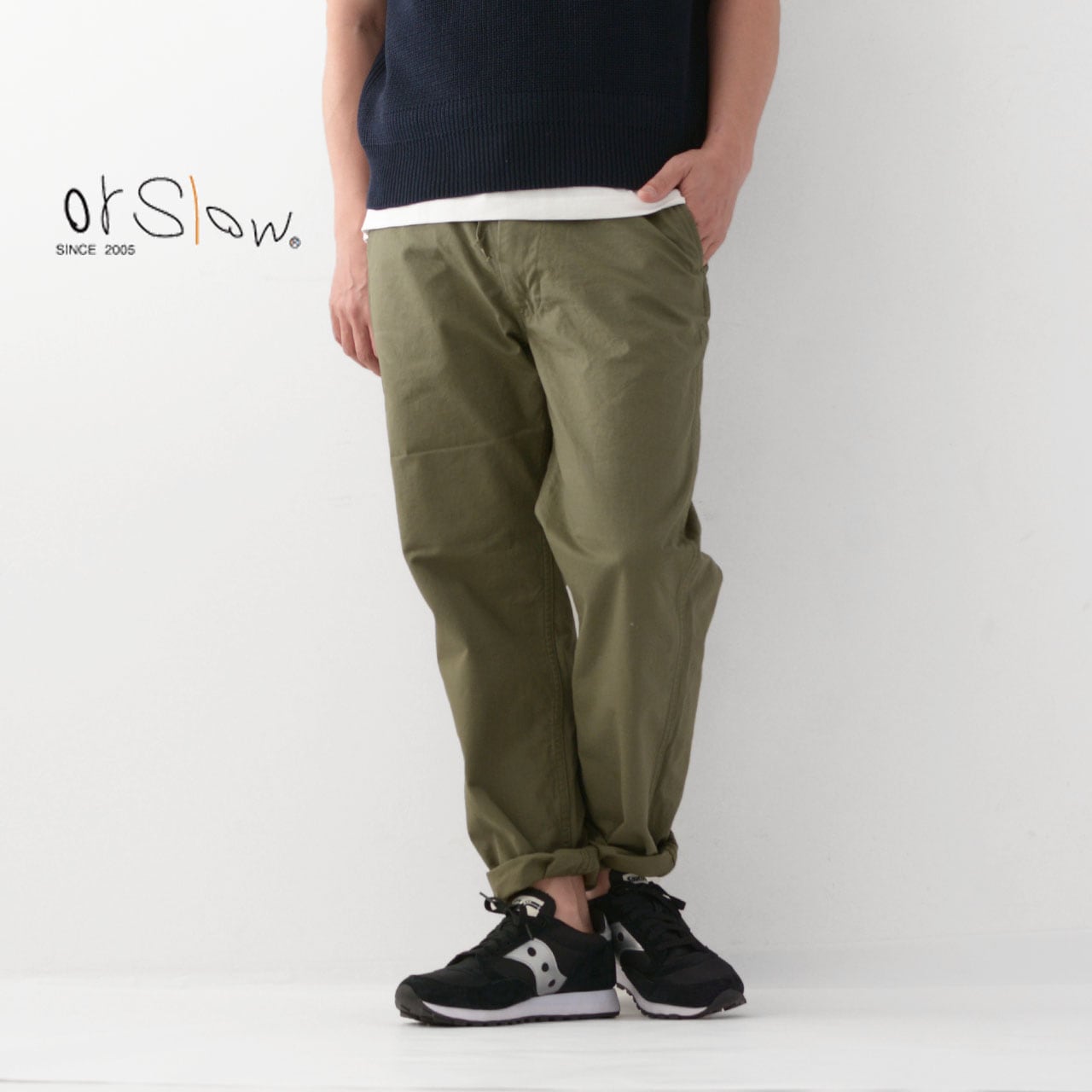 美品 オアスロウ orslow ニューヨーカー　NEW YORKER PANTS季節感春夏